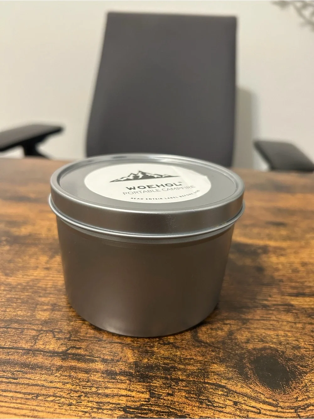 WOEHOL Portable Campfire S'mores Candle